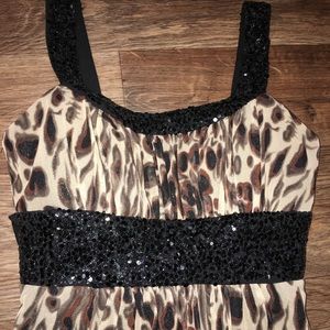 Mini Leopard Print Dress *Prom*